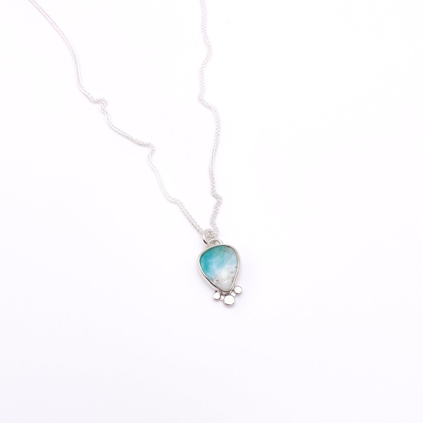 Drop in the Ocean Peruvian Opal Necklace