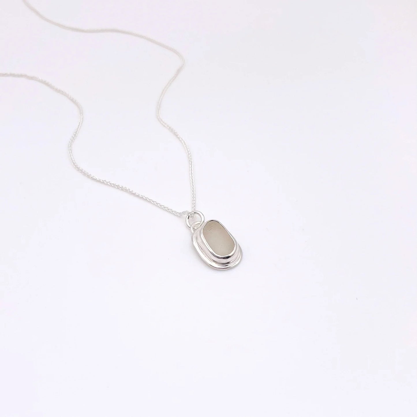 White Sea Pendant Necklace No. 1